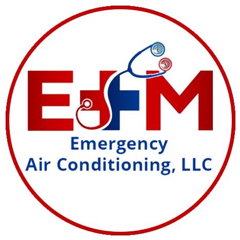 e+m emergency air conditioning logo